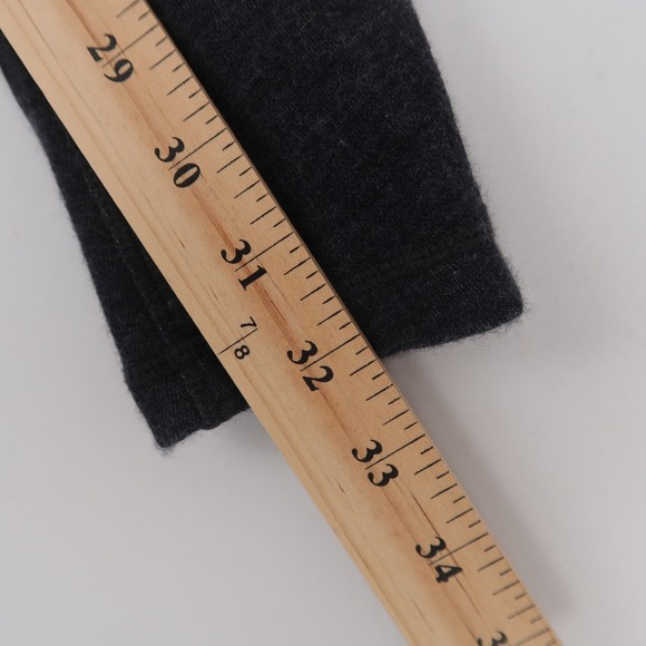 Indian Motorcycle Jacket Womens L Black Heather Merino Wool Full Zip Thumb Holes - Picture 6 of 12